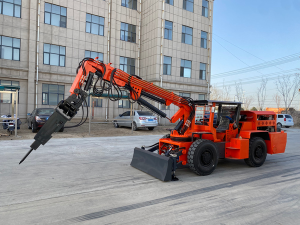 矿山井下撬毛台车